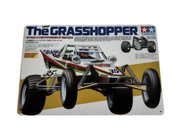 Tamiya Boxart metalen bord 20x30cm Grasshopper nieuw beschikbaar voor biedingen