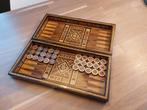 Backgammon handgemaakt Wood Art Turkije, Een of twee spelers, Ophalen of Verzenden, Zo goed als nieuw
