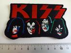 KISS leuke woven SALE shaped patch 100 nieuw 6 x 10 cm, Verzenden, Nieuw, Kleding