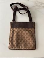 Gucci schoudertas heren, Sieraden, Tassen en Uiterlijk, Tassen | Schoudertassen, Gebruikt, Bruin, Verzenden