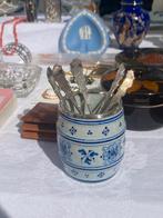 Delfsblauw lepelvaasje, Antiek en Kunst, Ophalen