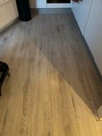 Grijs eik laminaat vloer (75m2) - (incl ondervloer +plinten), Gebruikt, Ophalen of Verzenden, 10 m² of meer, 10 tot 30 cm