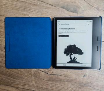 Zgan Amazon Kindle Oasis 10th generation ereader met hoesje  beschikbaar voor biedingen