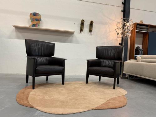 2 De Sede Fauteuil bruin leer Design stoel, Huis en Inrichting, Fauteuils, Zo goed als nieuw, Leer, 50 tot 75 cm, 75 tot 100 cm