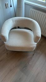 Fauteuil off white japandi style, Huis en Inrichting, Ophalen of Verzenden, Zo goed als nieuw, 75 tot 100 cm, 50 tot 75 cm