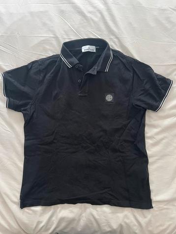 Stone Island polo slimfit zwart XL beschikbaar voor biedingen