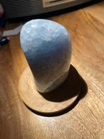 Blauw Calciet Sculptuur Vrije Vorm Mineraal - 739g, Verzamelen, Mineralen en Fossielen, Ophalen of Verzenden, Mineraal