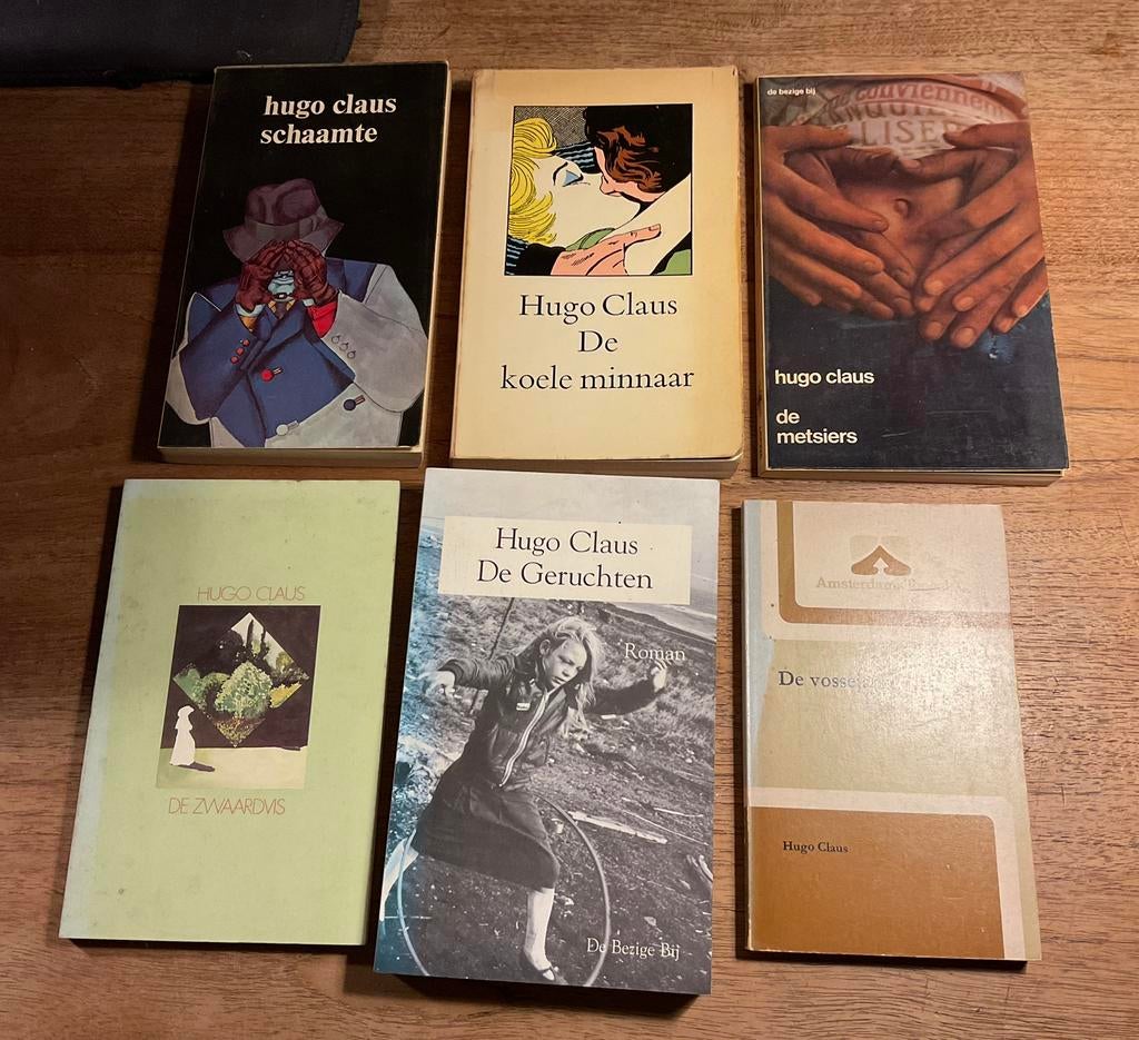 6 boeken van HUGO CLAUS, Ophalen of Verzenden