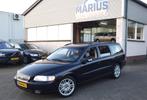 Volvo V70 2.4 Automaat Lpg G3 Leer 170 pk, Auto's, Voorwielaandrijving, Zwart, Blauw, 170 pk