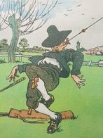 Mooie oude Perrier reclame litho uit Engeland 32,5 cm., Antiek en Kunst, Ophalen of Verzenden
