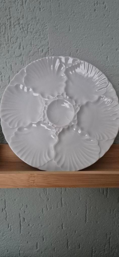 6 Vintage Bareuther Waldsassen Oesterborden, Huis en Inrichting, Woonaccessoires | Schalen en Manden, Nieuw, Rond, Porselein of Keramiek