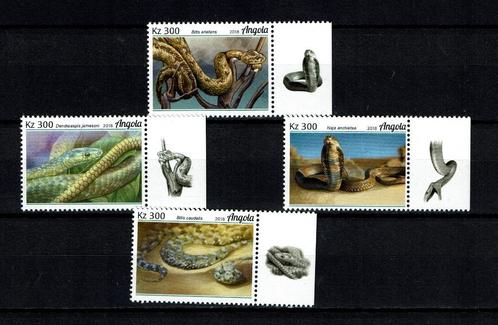 angola 2018 pf serie slangen snakes rfeptielen reptiles, Postzegels en Munten, Postzegels | Thematische zegels, Postfris, Dier of Natuur