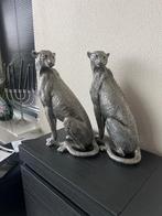Zilverkleurige panters decoratie, Huis en Inrichting, Ophalen, Zo goed als nieuw