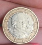 zeldzame munt Oostenrijk MOZART 1 euro 2002, 2 euro, Ophalen of Verzenden, Oostenrijk