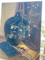 Schilderij L Woudstra, Antiek en Kunst, Ophalen