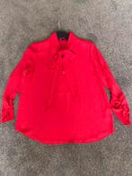 Zara blouse rood M met strik, Maat 38/40 (M), Ophalen of Verzenden, Zo goed als nieuw, Rood