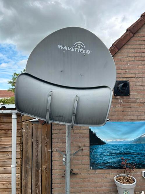 Wavefield T90 met 4 lnb’s, Audio, Tv en Foto, Schotelantennes, Zo goed als nieuw, Ophalen