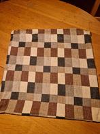 IKEA KUSSEN HOES BRUIN GEBLOKT, Huis en Inrichting, Woonaccessoires | Kussens, Ophalen of Verzenden, Bruin, Vierkant