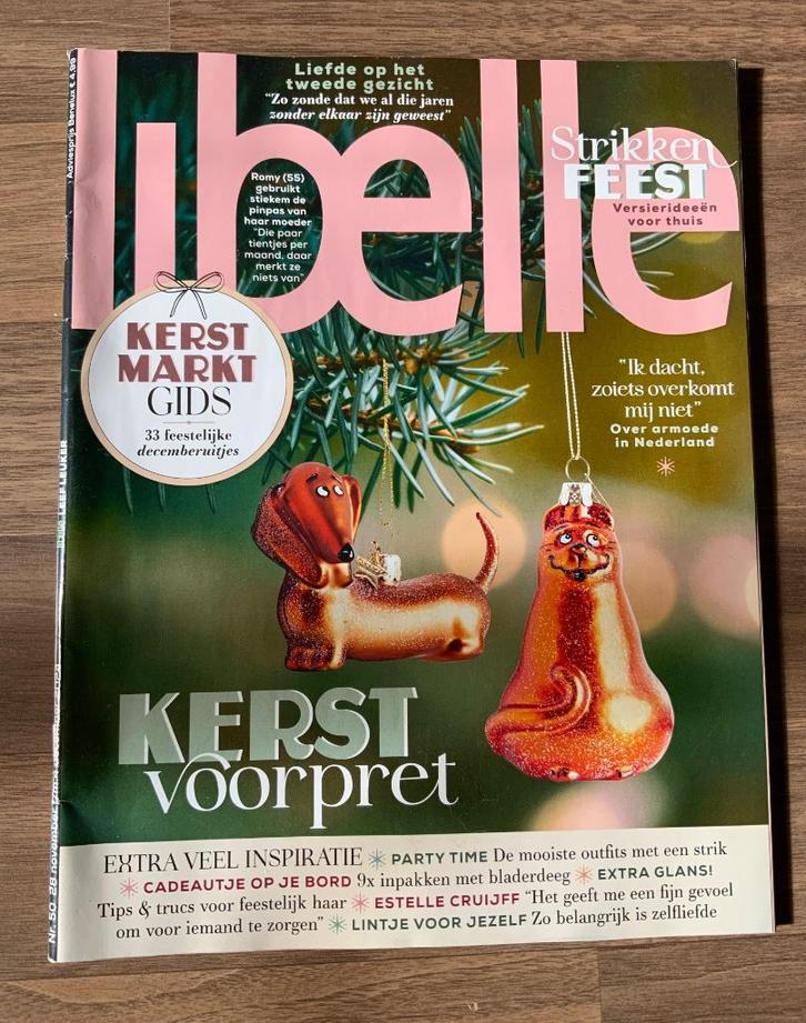 Tijdschrift Libelle, nr 50 nov/dec 2024 - Estelle Cruijf, Boeken, Tijdschriften en Kranten, Zo goed als nieuw, Damesbladen, Verzenden