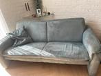 Lichtgroene Alcantara bank - 2-zits, 175 cm breed., Huis en Inrichting, Gebruikt, 150 tot 200 cm, Tweepersoons, 75 tot 100 cm