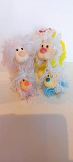 Vintage shaggy dog mommy and pups, Ophalen of Verzenden, Gebruikt