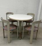 7 x Vintage Bruno Rey - Kusch & Co tafels, Huis en Inrichting, Gebruikt, ., Ophalen of Verzenden, 4 tot 6 stoelen
