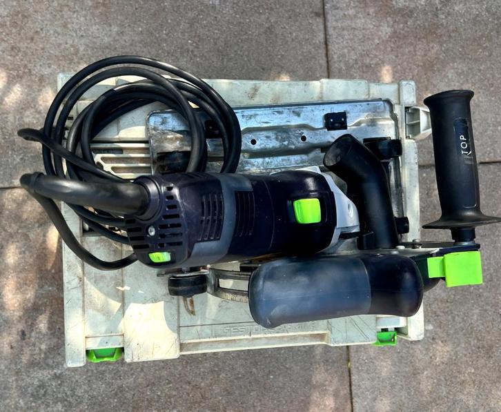 Festool railslijper DSC-AG 125, Doe-het-zelf en Verbouw, Gereedschap | Schuurmachines, Zo goed als nieuw, Excentrische schuurmachine