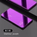 Clear View Stand Cover Set voor Galaxy A6 Plus (2018) _Paars, Verzenden, Nieuw, Overige modellen, Hoesje of Tasje