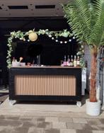 Modern verrijdbare houten bar met verlichting, Hobby en Vrije tijd, Ophalen, Zo goed als nieuw