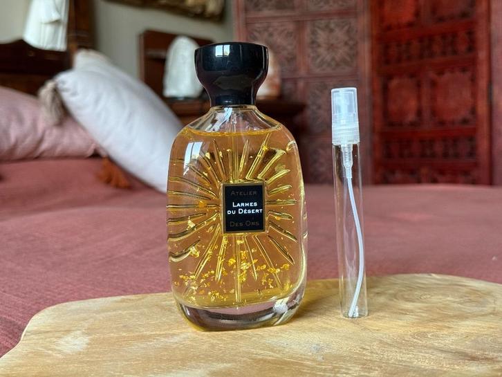 Atelier des Ors - Larmes du désert sample/decant, Sieraden, Tassen en Uiterlijk, Uiterlijk | Parfum, Zo goed als nieuw, Ophalen of Verzenden
