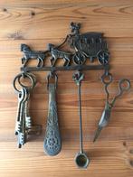 Antiek sleutelrekje, Antiek en Kunst, Antiek | Koper en Brons, Ophalen of Verzenden, Koper