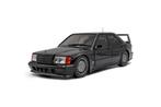1:18 Mercedes-Benz 190 E (W201) Evo II – SOLIDO WORKS BLACK, Hobby en Vrije tijd, Modelauto's | 1:18, Auto, Nieuw, Ophalen of Verzenden