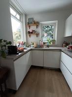 Complete keuken - zelf demonteren, Huis en Inrichting, Keuken | Complete keukens, Ophalen, Gebruikt, U-keuken, Wit