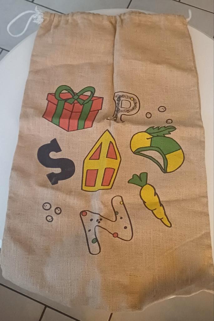 Sinterklaas jute zak, Diversen, Sinterklaas, Ophalen of Verzenden
