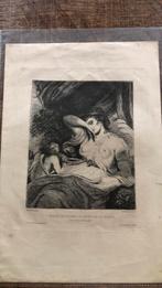 Oude gravure, Antiek en Kunst, Kunst | Etsen en Gravures, Ophalen of Verzenden