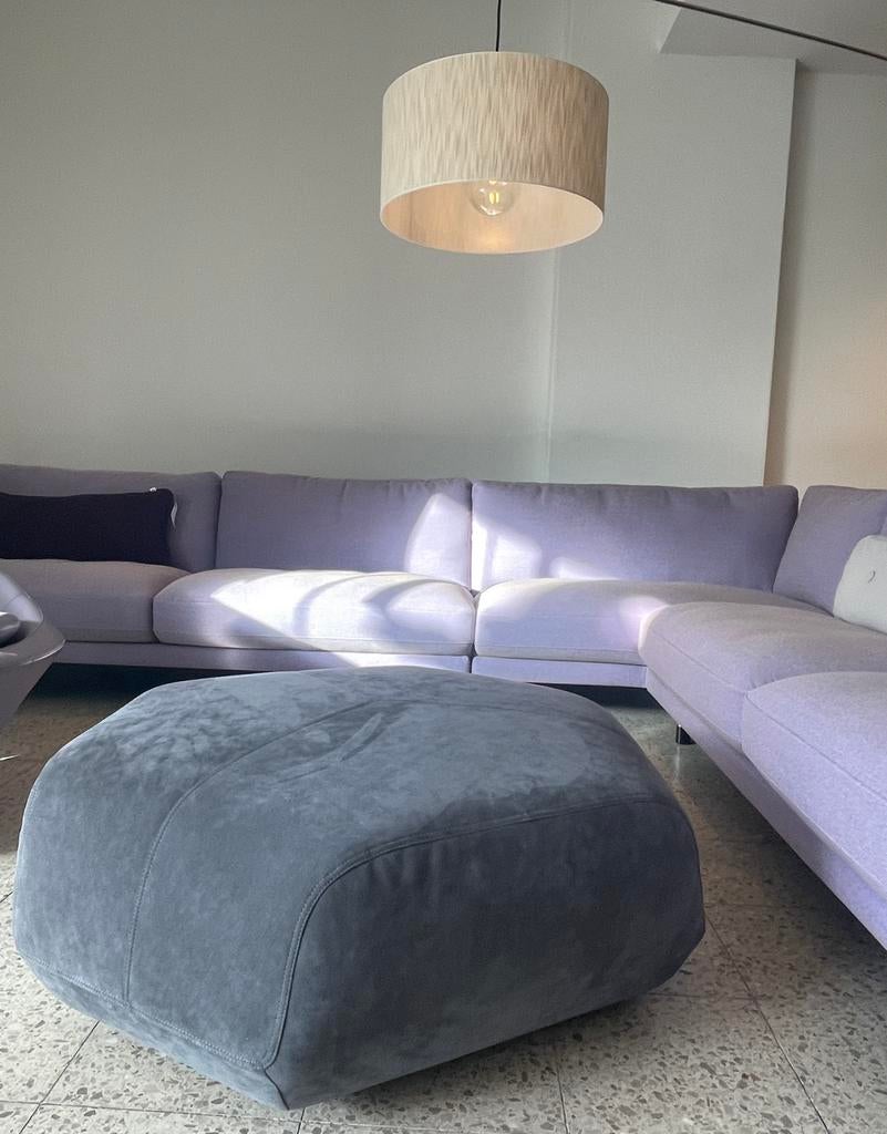 Leolux Guadalupe poef showmodel, Huis en Inrichting, Banken | Voetenbanken en Poefen, Nieuw, Rond, Stof, Ophalen