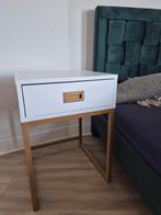 2x beliani bijzettafel/nachtkast, Huis en Inrichting, Ophalen, Minder dan 55 cm, Rond, Zo goed als nieuw