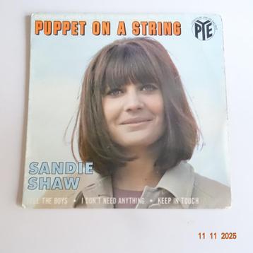 Sandie Shaw - Puppet on a string (epeetje) beschikbaar voor biedingen