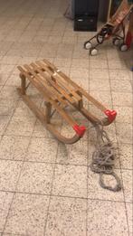 Houten slee voor in de sneeuw, ., Ophalen of Verzenden, Zo goed als nieuw, .