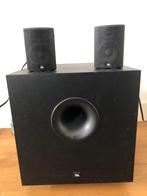 Subwoofer JBL inclusief satelliet speakers, Gebruikt, Ophalen of Verzenden, 120 watt of meer, Subwoofer