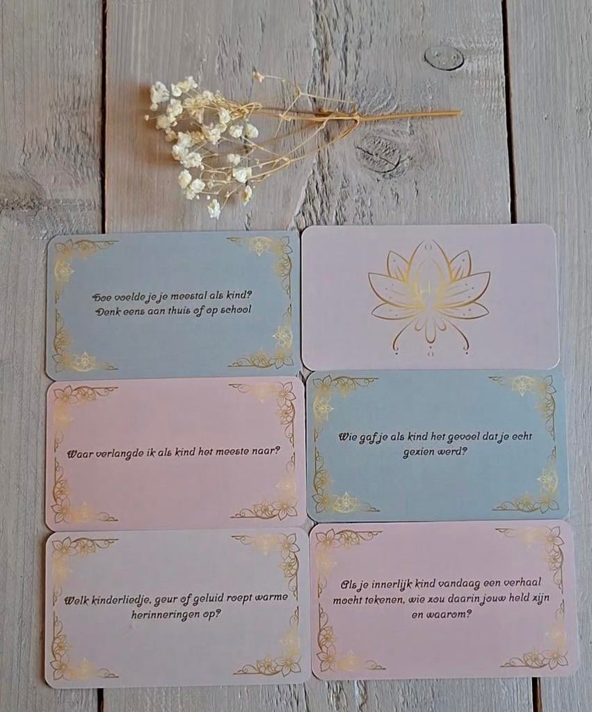 Zelfontworpen kaartendek innerlijk kind, Boeken, Ophalen of Verzenden, Tarot of Kaarten leggen, Overige typen