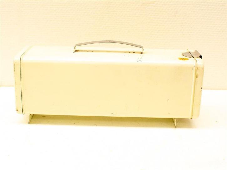 emaille koektrommel met plankje 30266, Antiek en Kunst, Antiek | Emaille, Ophalen of Verzenden