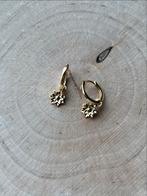 Zonnebloem Oorbellen - RVS, Overige materialen, Hangers, Ophalen of Verzenden, Zo goed als nieuw