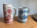 Vintage Amstel & Heineken Bierpullen Delft Aardewerk Holland, Antiek en Kunst, Ophalen