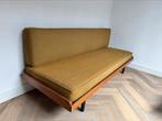 Vintage slaapbank / sofa - okergeel, Antiek en Kunst, Ophalen