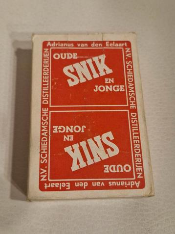 Speelkaarten Snik Oude en Jonge beschikbaar voor biedingen