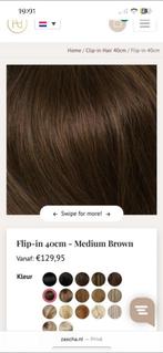 Flip in extensions, Sieraden, Tassen en Uiterlijk, Uiterlijk | Haarverzorging, Ophalen of Verzenden, Zo goed als nieuw, Pruik of Haarverlenging