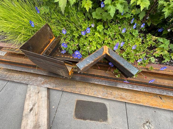 Cortenstaal Betontop, Doe-het-zelf en Verbouw, Metalen, Nieuw, IJzer, Ophalen of Verzenden