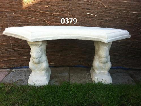 Tuinbank eekhoorn, Tuin en Terras, Tuinbeelden, Nieuw, Mensenbeeld, Beton, Ophalen