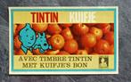 Kuifje Flyer - Kuifje Tintin Bon - Sinaasappel 1960, Verzenden, Kuifje